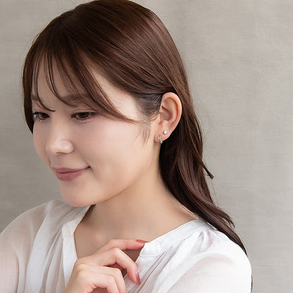 ピアス ニッケルフリー 錨 羽 太陽 6個セット チタンポスト スタッドピアス