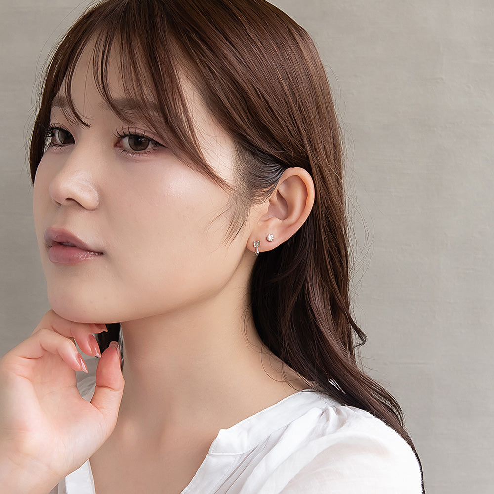 ピアス ニッケルフリー 錨 羽 太陽 6個セット チタンポスト スタッドピアス