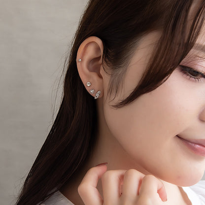 ピアス ニッケルフリー 錨 羽 太陽 6個セット チタンポスト スタッドピアス