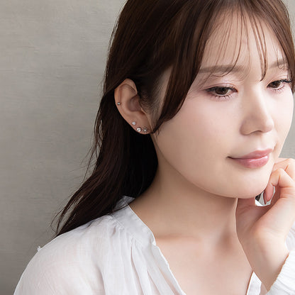 ピアス ニッケルフリー 稲妻 スター 6個セット チタンポスト スタッドピアス