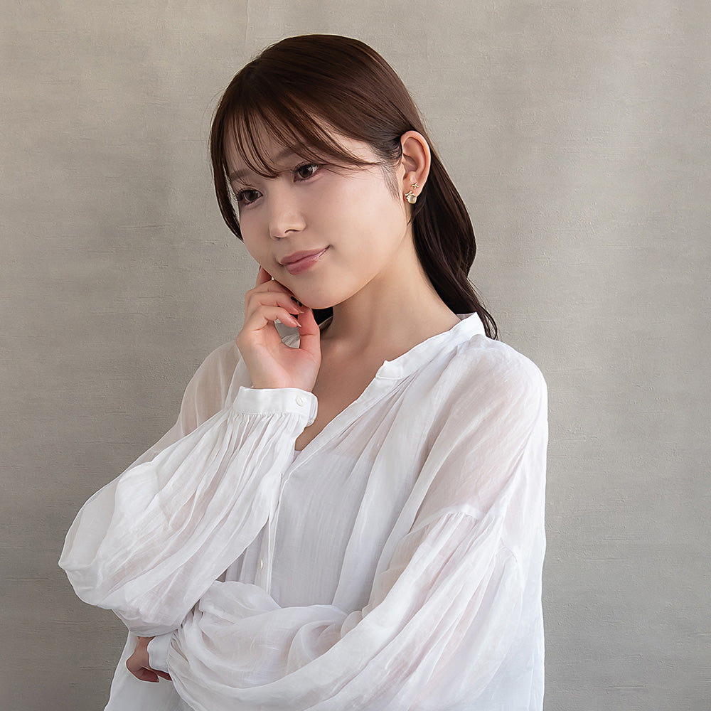 ピアス ニッケルフリー リボン 6個セット チタンポストポスト スタッドピアス