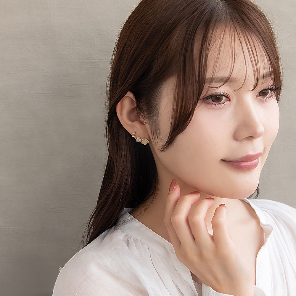 ピアス ニッケルフリー スクエア 6個セット チタンポストポスト スタッドピアス