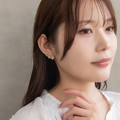 ピアス ニッケルフリー スクエア 6個セット チタンポストポスト スタッドピアス