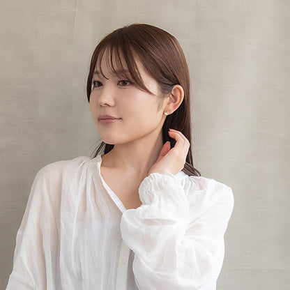 ピアス ニッケルフリー スクエア 6個セット チタンポストポスト スタッドピアス