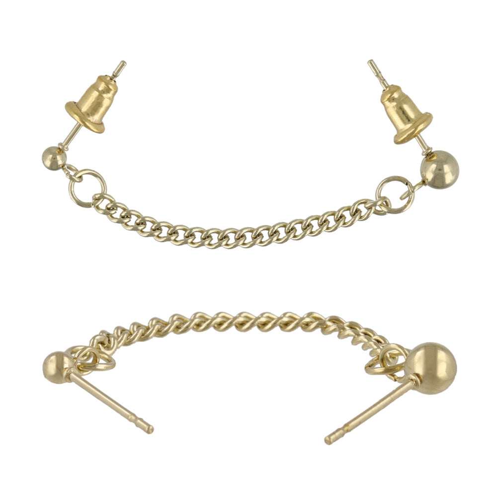 ピアス クロス 2ホール 5個セット サージカルステンレスポスト スタッドピアス