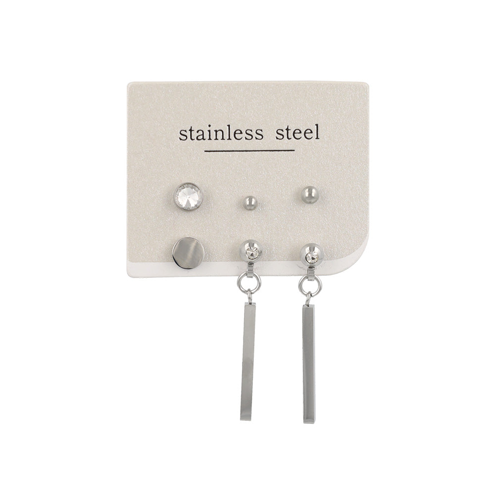 ピアス スティック 6個セット サージカルステンレスポスト スタッドピアス