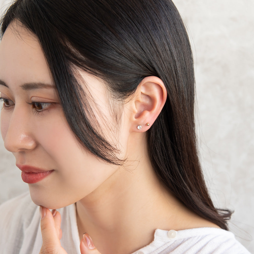 ピアス クロス 6個セット サージカルステンレスポスト スタッドピアス