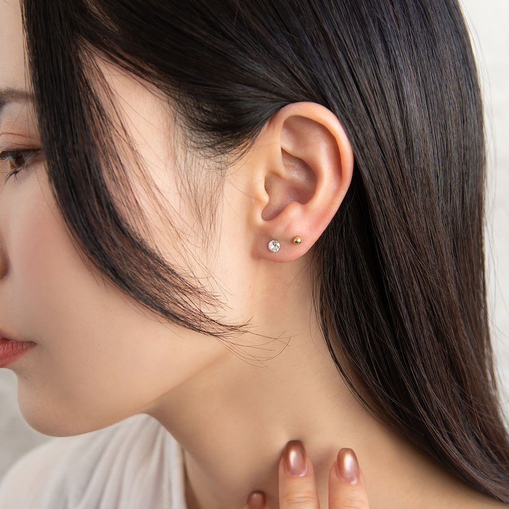 ピアス クロス 6個セット サージカルステンレスポスト スタッドピアス