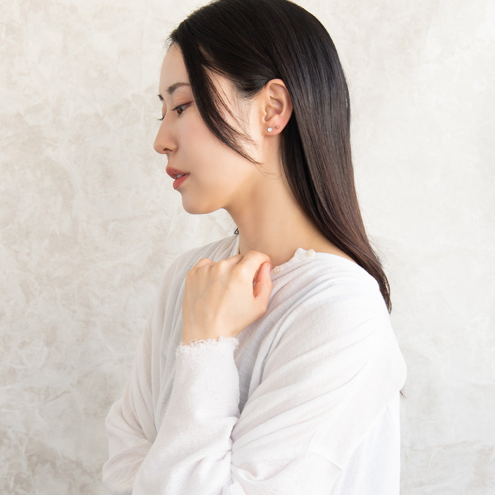 ピアス クロス 6個セット サージカルステンレスポスト スタッドピアス