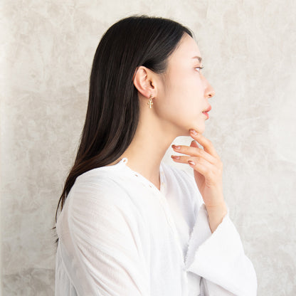 ピアス クロス 6個セット サージカルステンレスポスト スタッドピアス