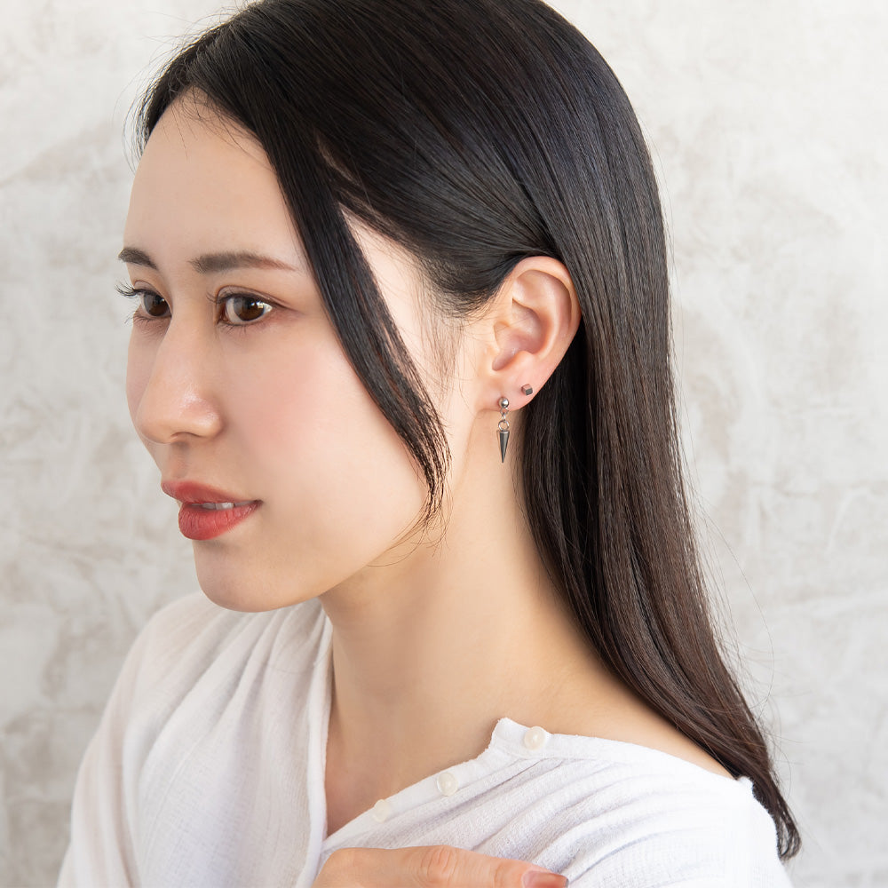 ピアス コーン 6個セット サージカルステンレスポスト スタッドピアス