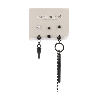 ピアス コーン 6個セット サージカルステンレスポスト スタッドピアス