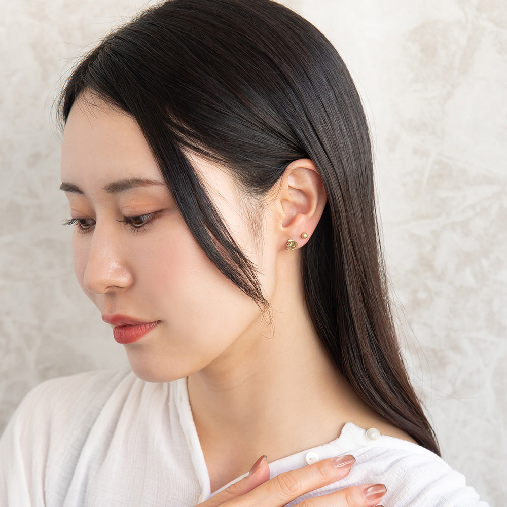 ピアス スクリュー 6個セット サージカルステンレスポスト スタッドピアス