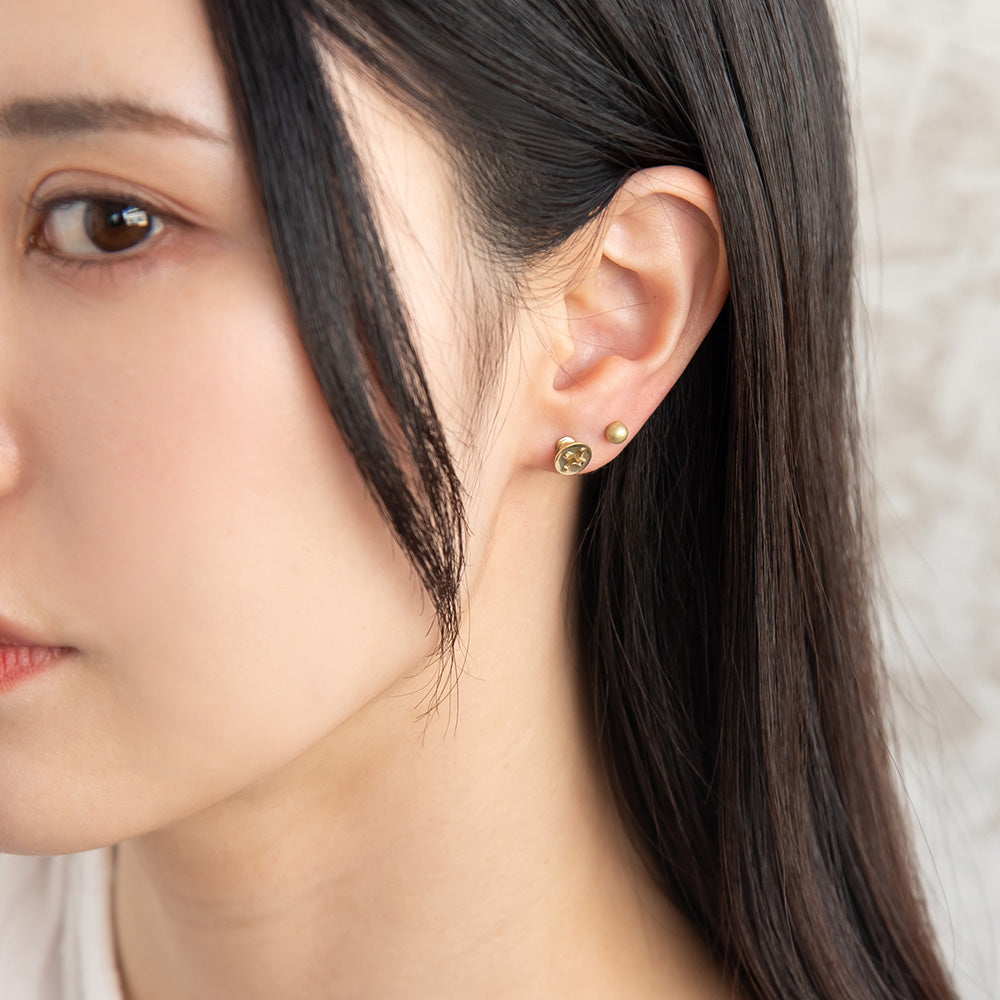 ピアス スクリュー 6個セット サージカルステンレスポスト スタッドピアス
