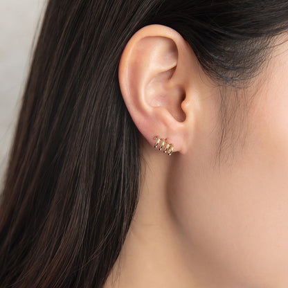 ピアス スクリュー 6個セット サージカルステンレスポスト スタッドピアス