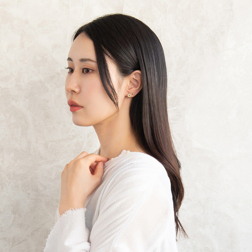 ピアス スクリュー 6個セット サージカルステンレスポスト スタッドピアス