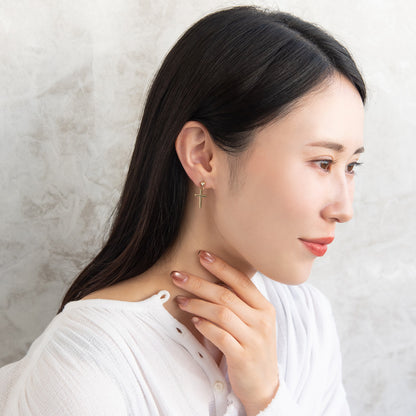 ピアス クロス 6個セット サージカルステンレスポスト スタッドピアス