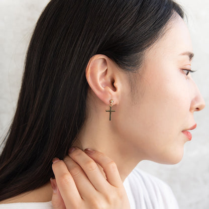 ピアス クロス 6個セット サージカルステンレスポスト スタッドピアス