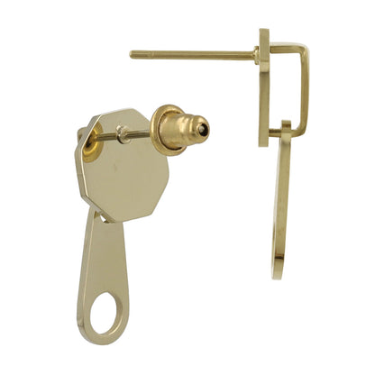 ピアス ファスナー 6個セット サージカルステンレスポスト スタッドピアス