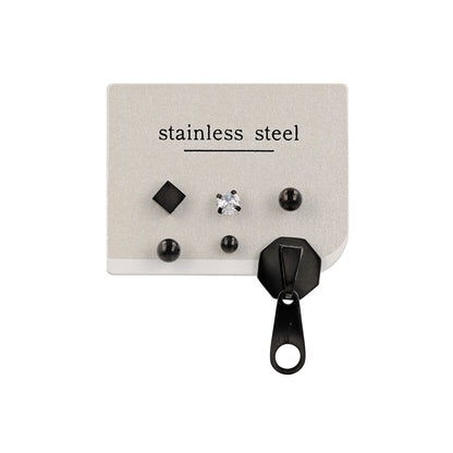 ピアス ファスナー 6個セット サージカルステンレスポスト スタッドピアス