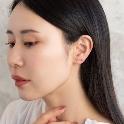 ピアス 6個セット サージカルステンレスポスト フープピアス スタッドピアス