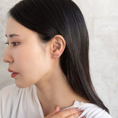 ピアス 6個セット サージカルステンレスポスト フープピアス スタッドピアス