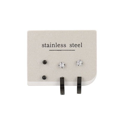 ピアス 6個セット サージカルステンレスポスト フープピアス スタッドピアス