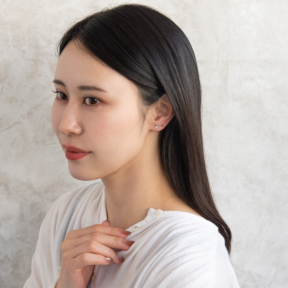 ピアス 6個セット サージカルステンレスポスト フープピアス スタッドピアス