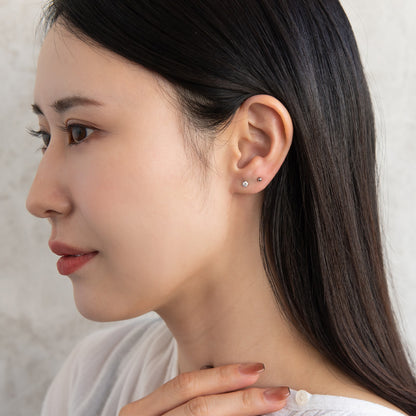 ピアス 6個セット サージカルステンレスポスト フープピアス スタッドピアス