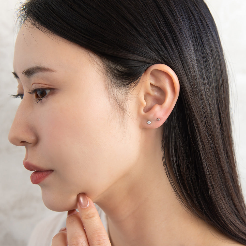 ピアス 6個セット サージカルステンレスポスト フープピアス スタッドピアス