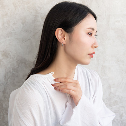 ピアス 6個セット サージカルステンレスポスト フープピアス スタッドピアス