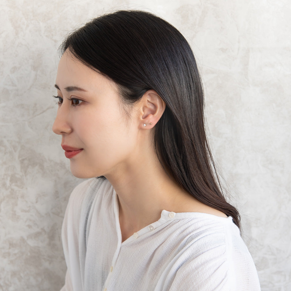 ピアス 6個セット サージカルステンレスポスト フープピアス スタッドピアス