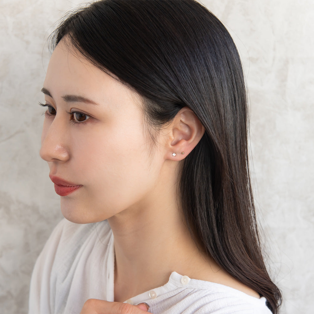 ピアス 6個セット サージカルステンレスポスト フープピアス スタッドピアス