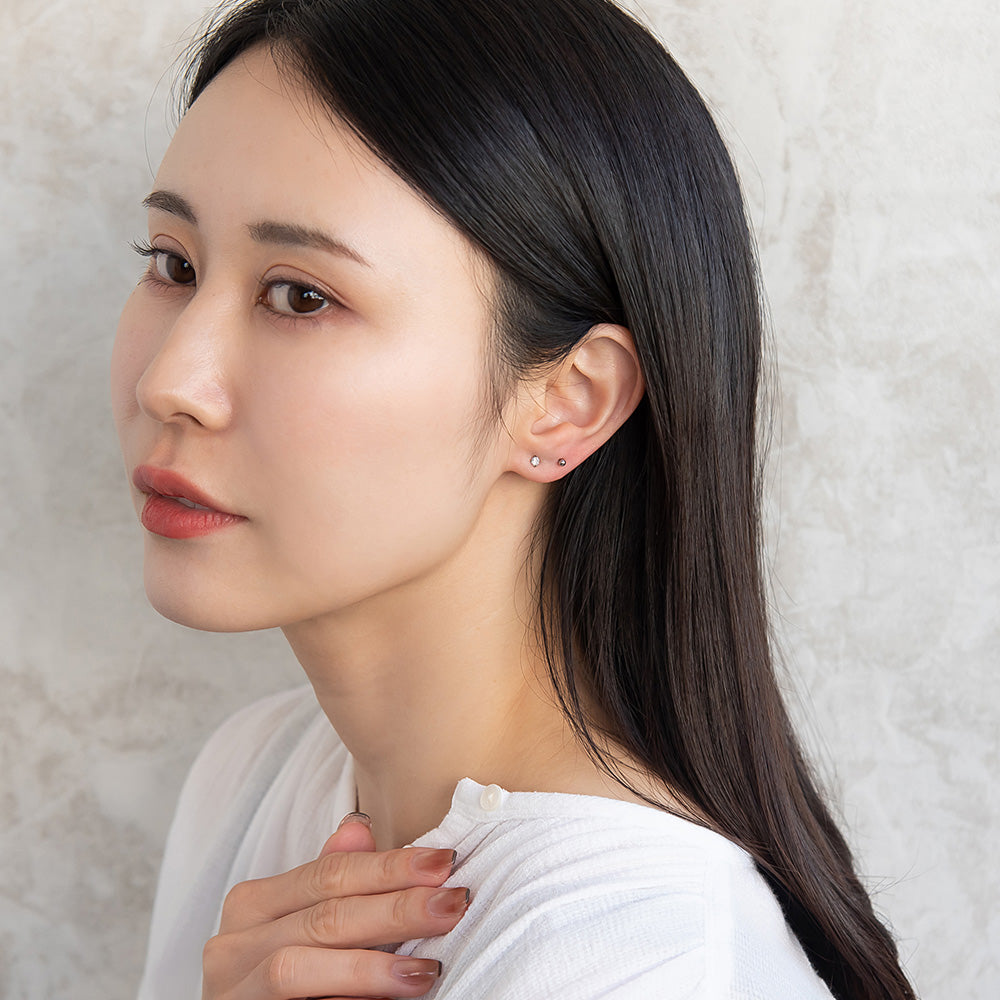 ピアス 6個セット サージカルステンレスポスト フープピアス スタッド