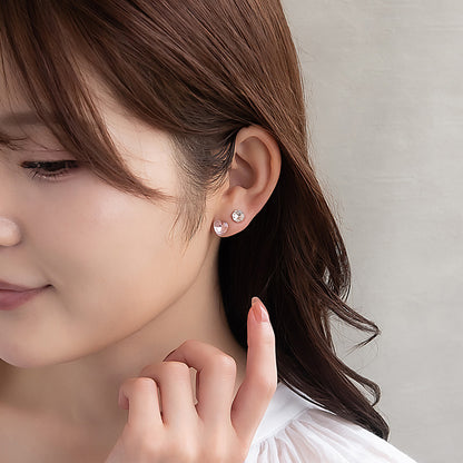 ピアス ニッケルフリー ハート 6個セット チタンポスト スタッドピアス