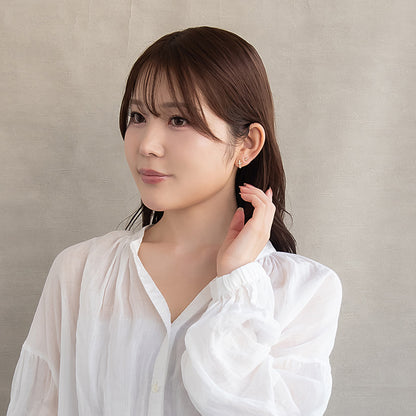ピアス ニッケルフリー クロス キュービックジルコニア 6個セット チタンポスト スタッドピアス