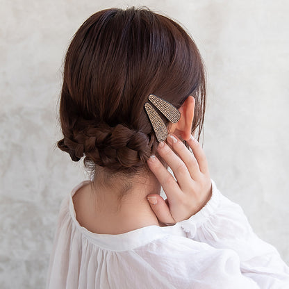 ヘアピン ストーン 2個セット スリーピン