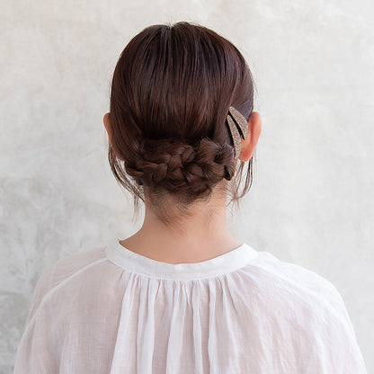 ヘアピン ストーン 2個セット スリーピン