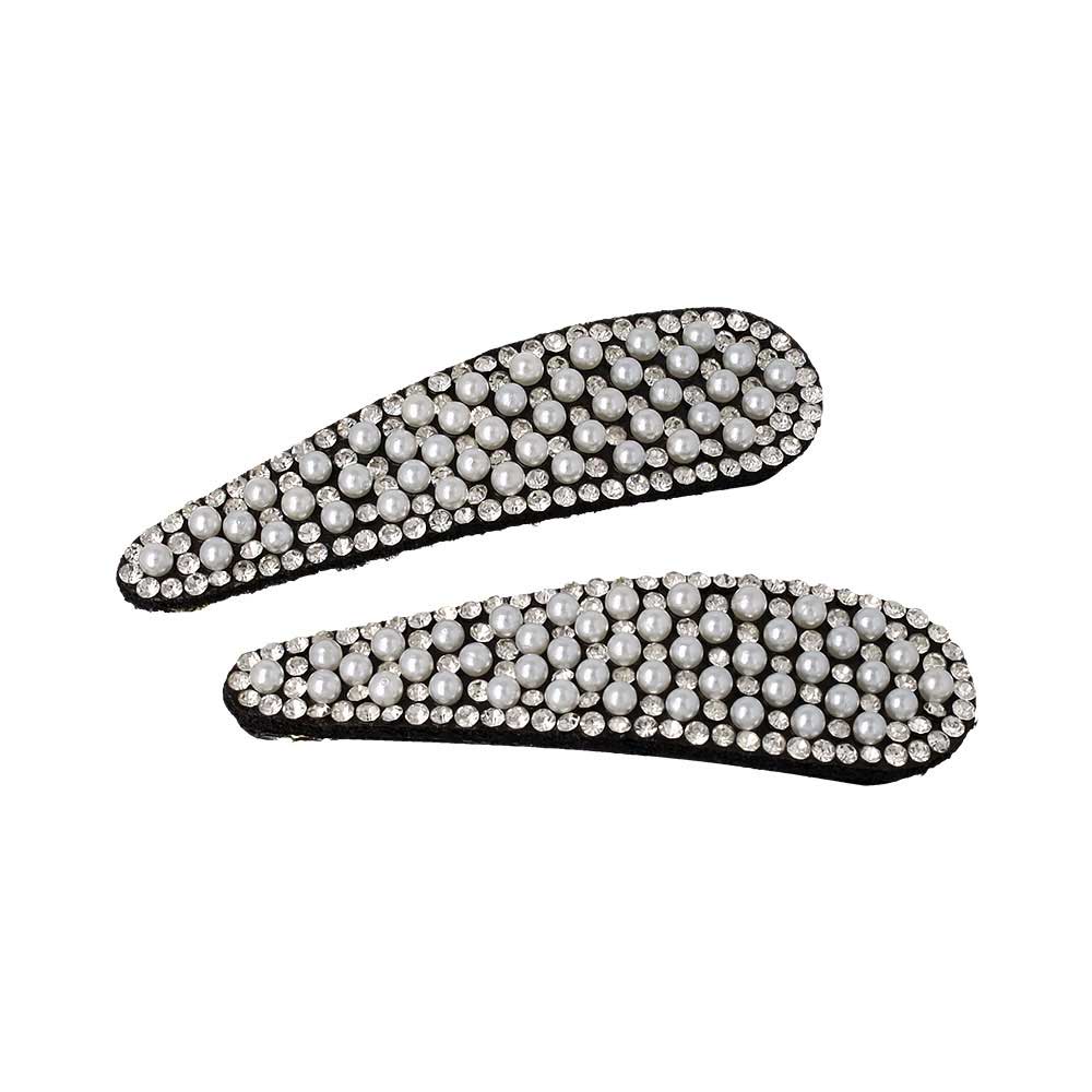 ヘアピン パール ストーン 2個セット スリーピン