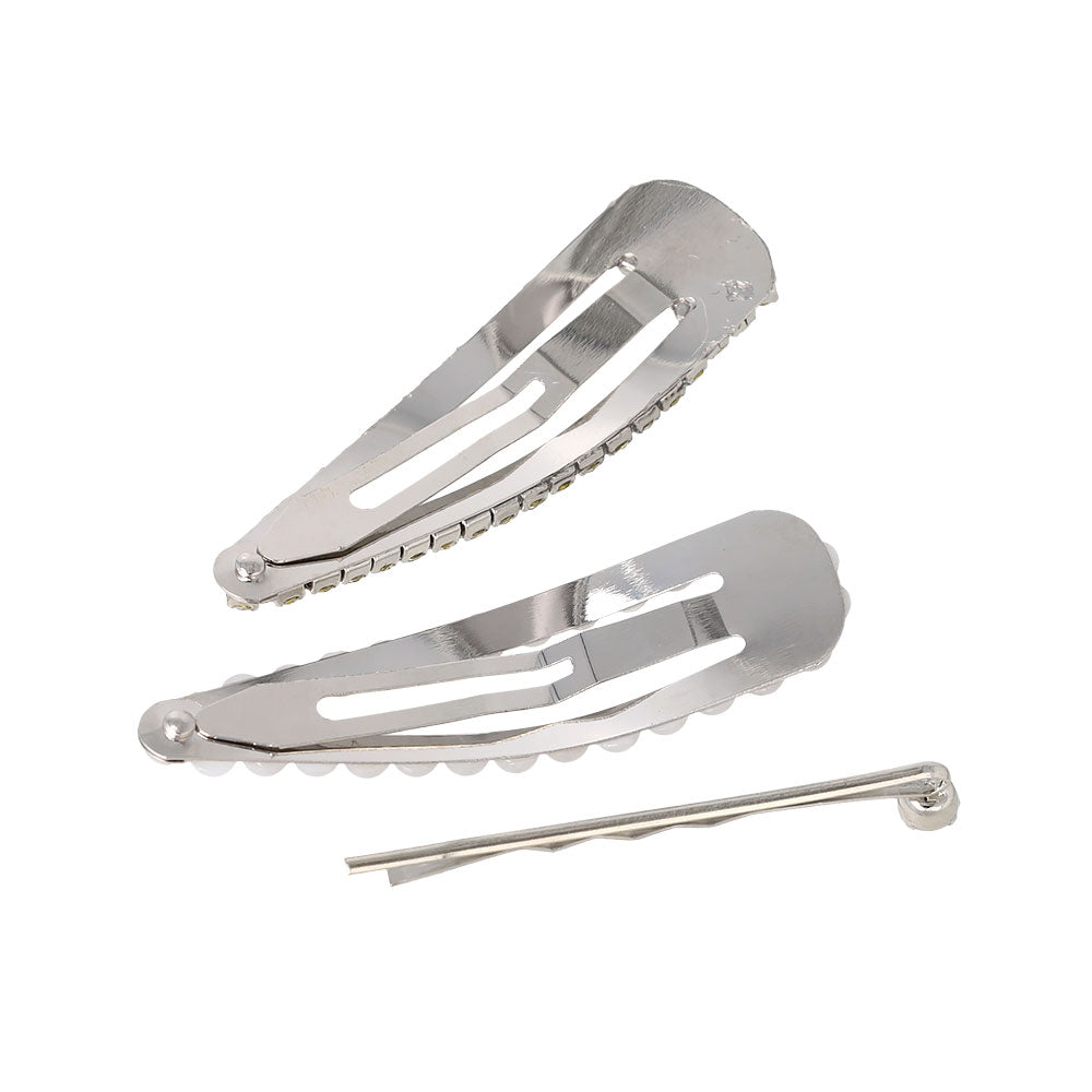 ヘアピン パール ビジュー 3本セット スリーピン アメピン