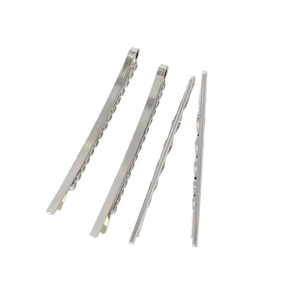 ヘアピン ビジュー スクエア ウェーブ 4本セット アメピン