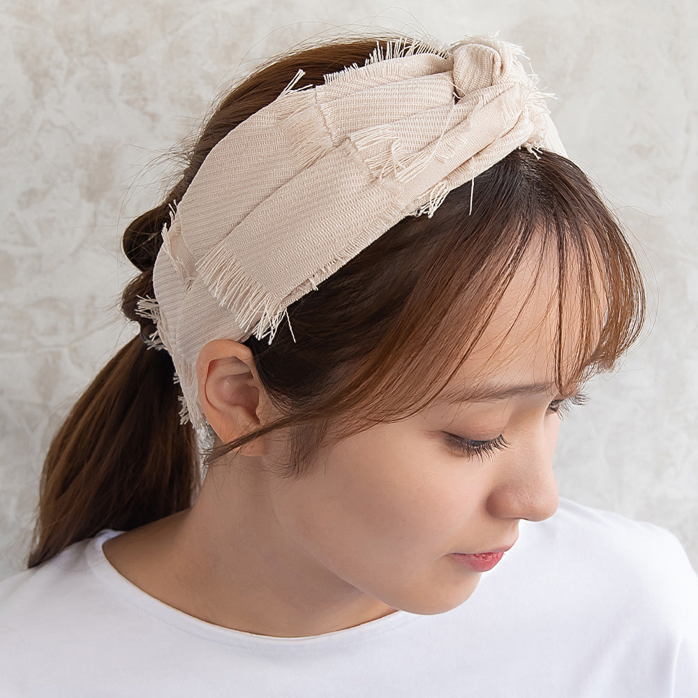 ヘアバンド シャギー センタークロス ワイド ターバン – OSEWAYA