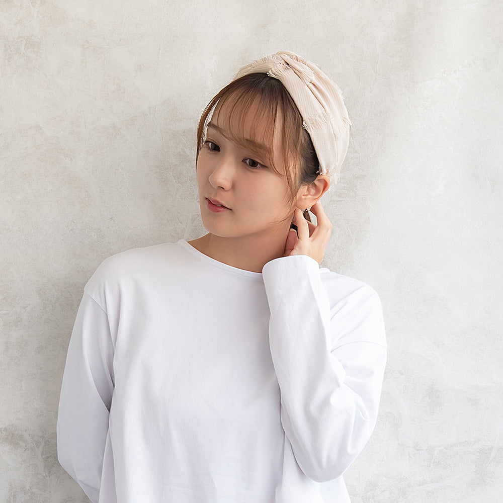 ヘアバンド シャギー センタークロス ワイド ターバン – OSEWAYA