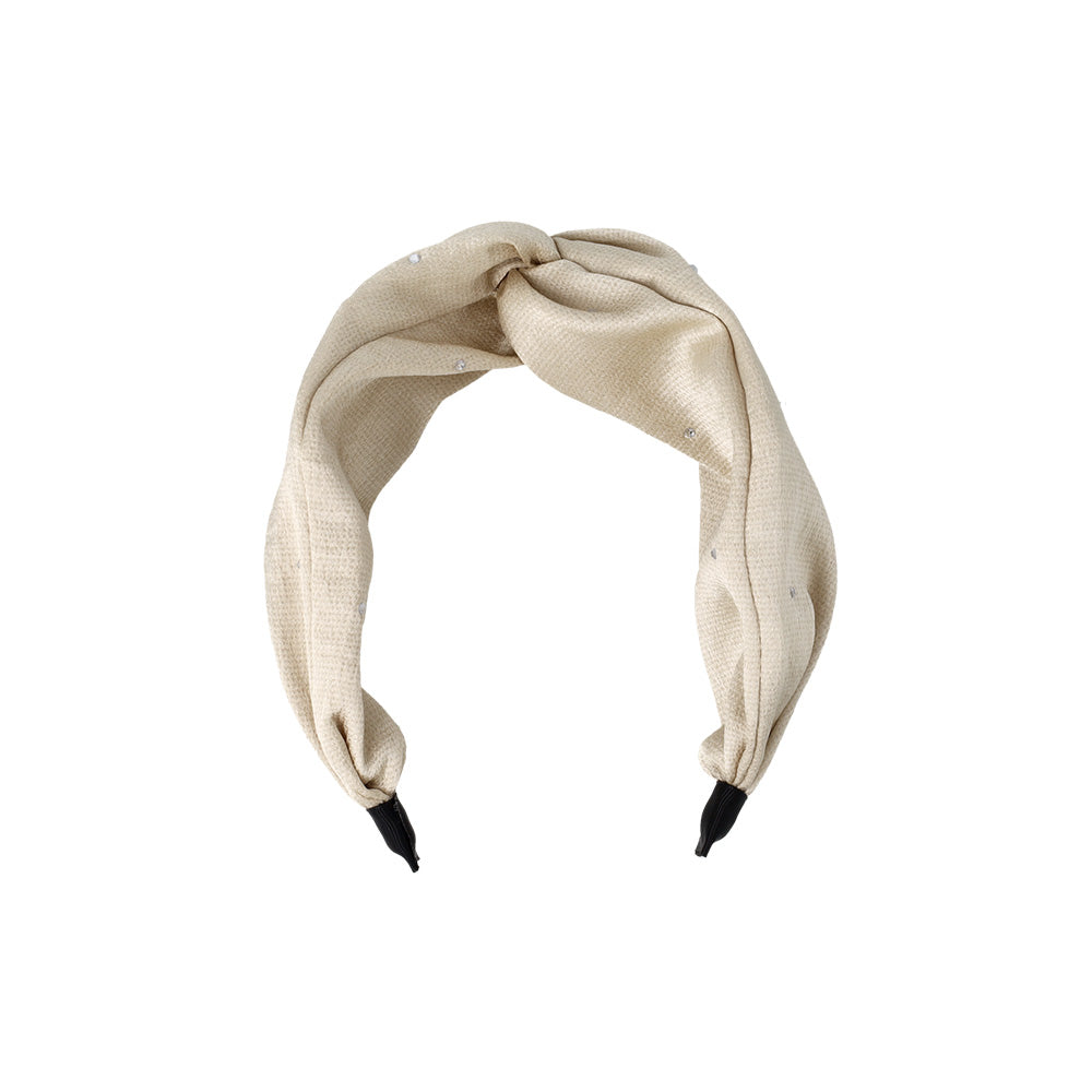 カチューシャ 幅広 ストーン