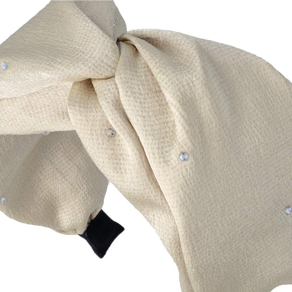 カチューシャ 幅広 ストーン