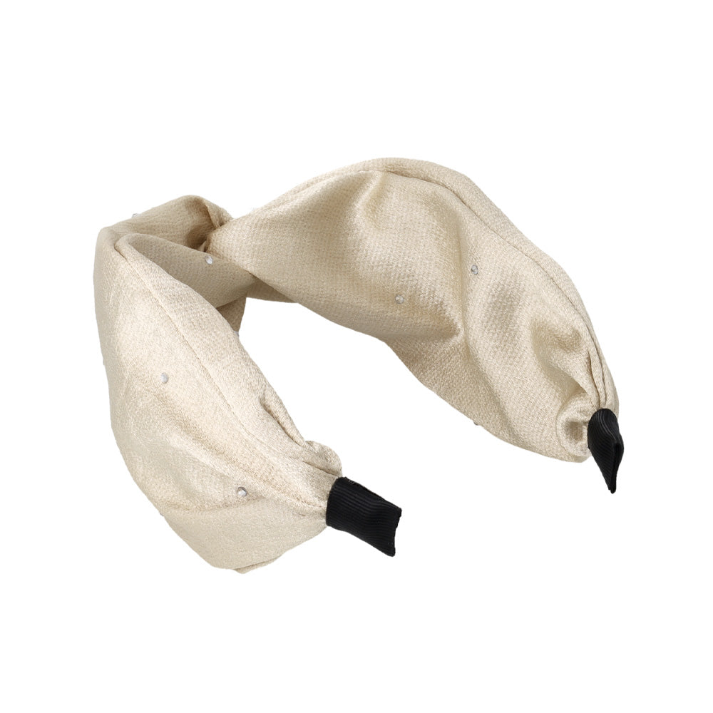 カチューシャ 幅広 ストーン