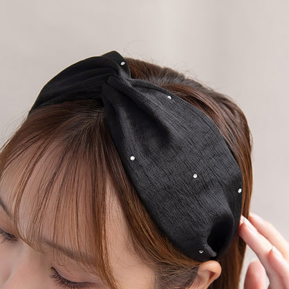 カチューシャ 幅広 ストーン