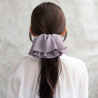 バレッタ ダブル フリル ベーシックカラー