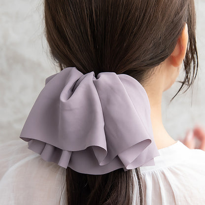 バレッタ ダブル フリル ベーシックカラー