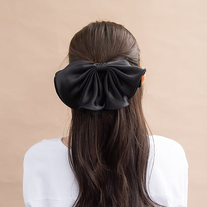 バレッタ ニッケルフリー リボン ドレープ